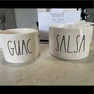 Rae Dunn Salsa and Guacamole bowls